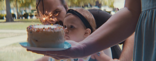 Video Reference N4: fun, girl, cake decorating, cake, birthday, vacation, smile, happiness, child, summer