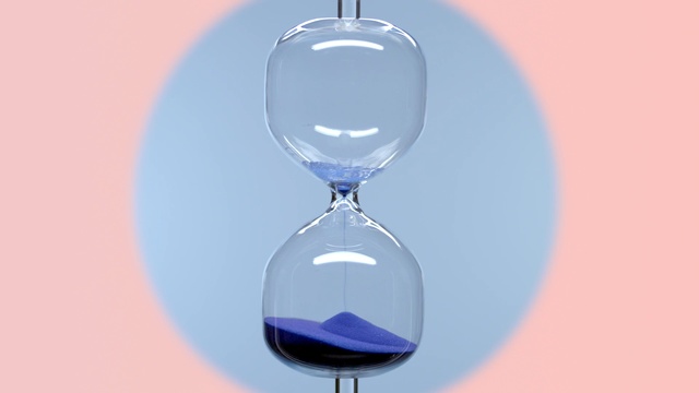 Video Reference N0: product, hourglass, purple, product, glass, liquid