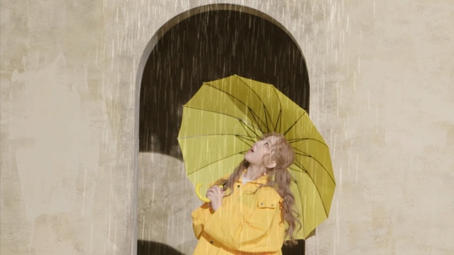 Video Reference N1: Yellow, Umbrella, Visual arts, Art, Illustration, Painting