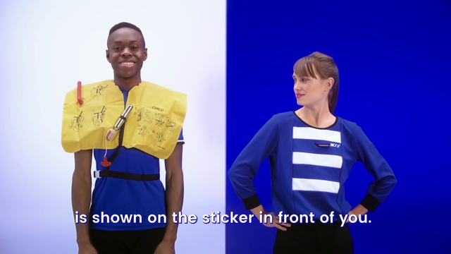 Video Reference N9: Blue, Cobalt blue, Clothing, Yellow, Electric blue, Sleeve, Fashion, Neck, Workwear, Uniform