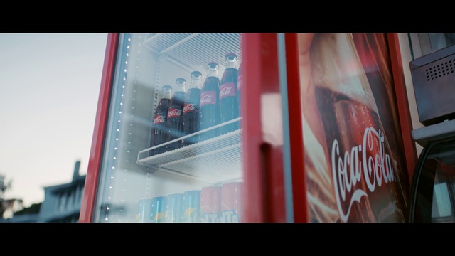 Video Reference N6: Red, Advertising, Coca-cola, Snapshot, Cola, Display advertising, Photography, Architecture, Banner, Drink