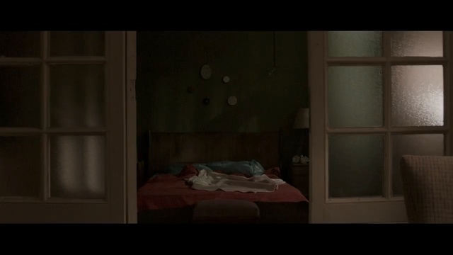 Video Reference N1: Photograph, Black, Furniture, Room, Bed, House, Brown, Snapshot, Darkness, Wall