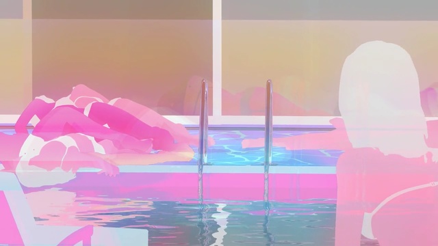 Video Reference N3: pink, purple, water, light, magenta, art, sky, design, painting, computer wallpaper