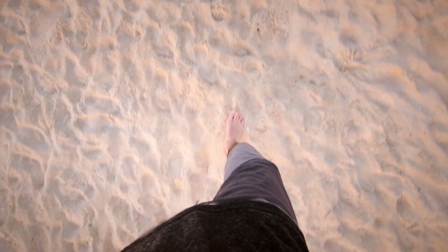 Video Reference N3: Sand, Leg, Foot, Landscape, Shadow