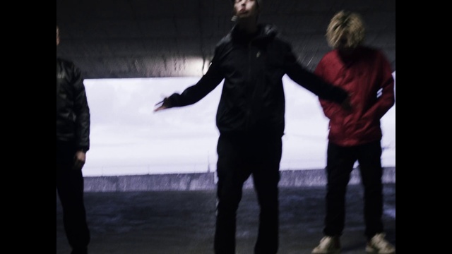 Video Reference N1: Standing, Fun, Human, Photography, Ice skating, Hand, Gesture, Snow, Winter, Darkness