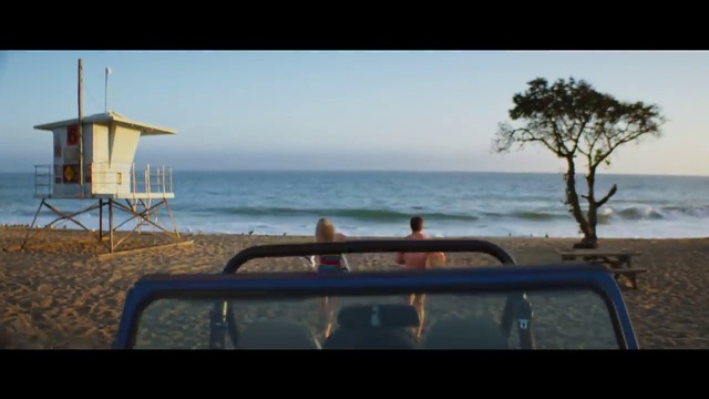 Video Reference N5: Water, Vacation, Horizon, Tree, Sea, Mode of transport, Beach, Shore, Sky, Ocean, Outdoor, View, Bench, Looking, Chair, Overlooking, Sitting, Couple, Body, Wooden, Railing, Table, Boat, Sunset, River, Woman, Umbrella, Bird, Bed, Sign, Standing, Distance