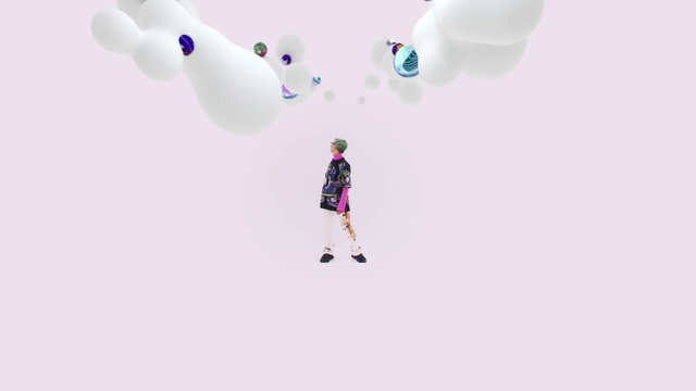 Video Reference N1: White, Pink, Illustration, Balloon, Graphic design, Logo, Graphics, Animation, Fictional character, Art