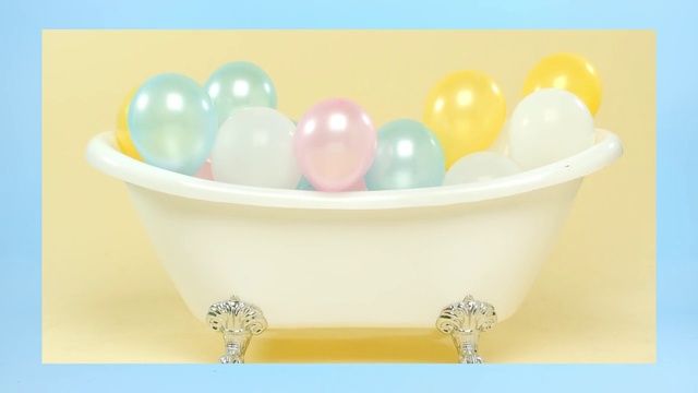 Video Reference N0: Yellow, Balloon, Bowl, Tableware, Snack