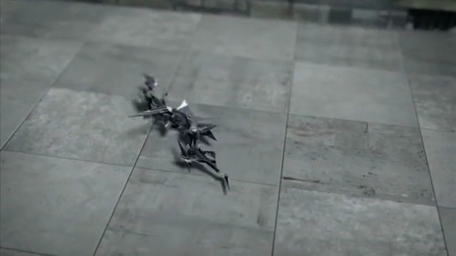Video Reference N3: Black, Floor, Tile, Flooring, Black-and-white, Fictional character