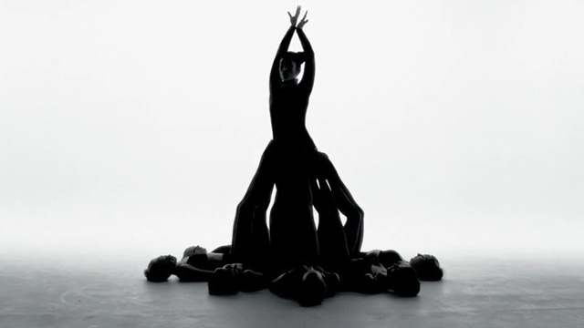 Video Reference N4: black and white, sitting, physical fitness, monochrome photography, dancer, monochrome, silhouette, balance, joint, modern dance