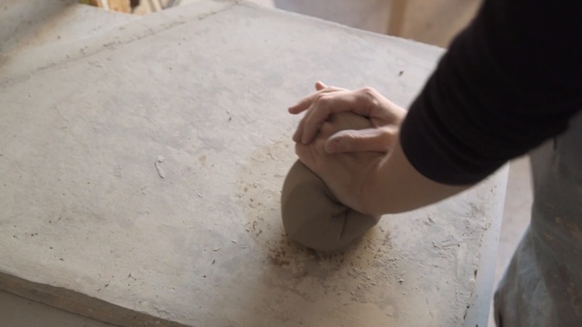Video Reference N17: clay, floor, hand, flooring, material, finger, concrete, plaster