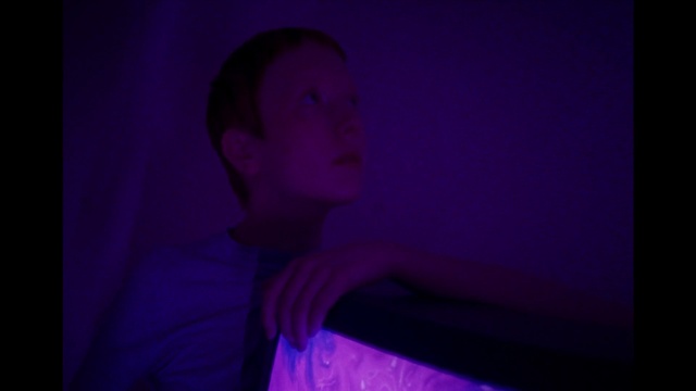 Video Reference N3: Blue, Violet, Purple, Light, Head, Electric blue, Human, Fun, Magenta, Darkness