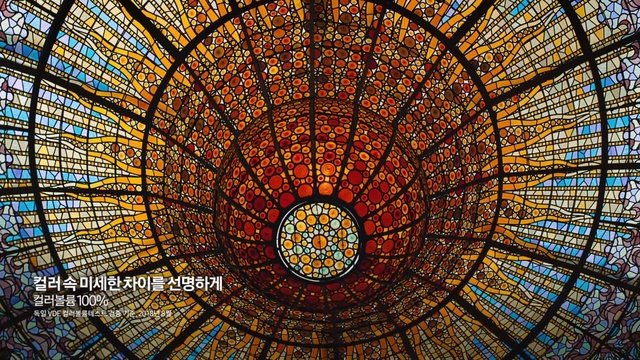 Video Reference N5: Stained glass, Dome, Glass, Architecture, Symmetry, Window, Ceiling, Byzantine architecture, Psychedelic art, Daylighting