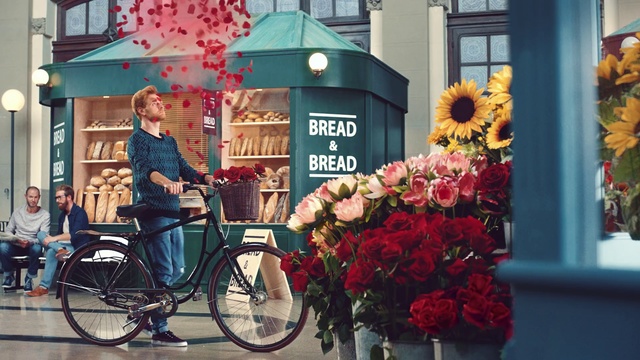 Video Reference N4: Bicycle, Vehicle, Flower, Floristry, Bicycle wheel, Plant, Street
