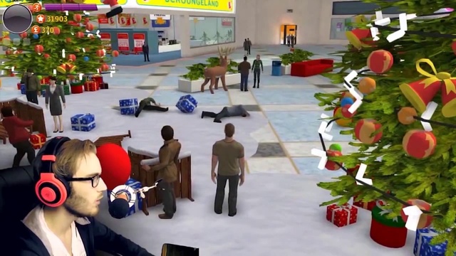 Video Reference N4: Christmas, Screenshot, Event, Plant, World, Fictional character, Games