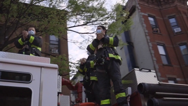 Video Reference N3: Firefighter, Mode of transport, Emergency service, Personal protective equipment, Tree, Police, Official, Plant, Vehicle, Fire marshal