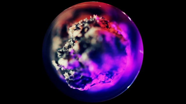 Video Reference N15: planet, purple, earth, sphere, atmosphere, computer wallpaper, world, macro photography, space, astronomical object