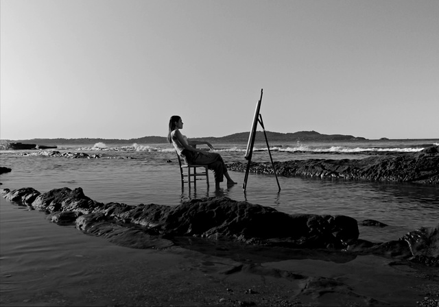 Video Reference N2: Water, Black, Sea, Beach, Monochrome, Black-and-white, Ocean, Monochrome photography, Coast, Horizon