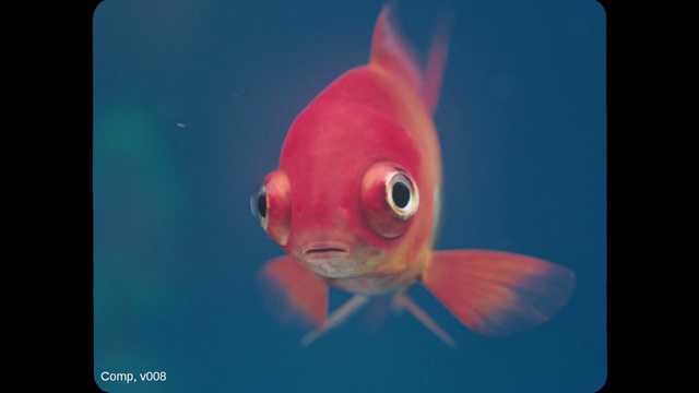 Video Reference N3: Fish, Fish, Goldfish, Organism, Red, Marine biology, Feeder fish, Fin, Mouth, Bony-fish