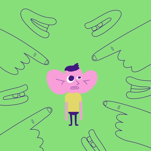 Video Reference N6: Green, Cartoon, Text, Head, Line, Line art, Illustration, Organism, Hand, Finger, Person