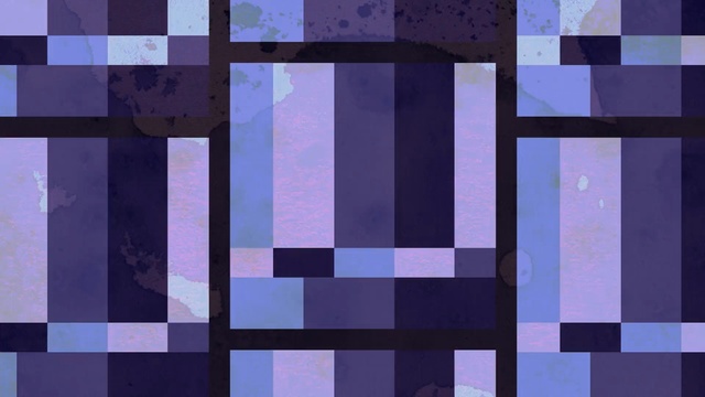 Video Reference N12: purple, violet, pattern, square, symmetry, design, line, font