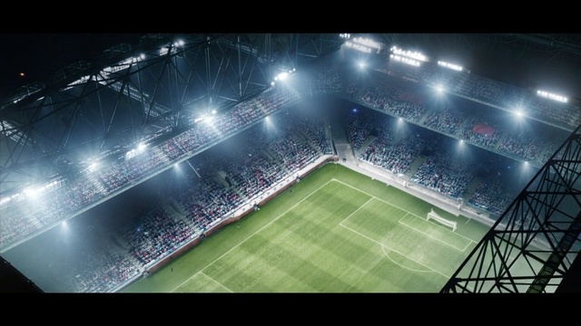 Video Reference N5: Stadium, Sport venue, Soccer-specific stadium, Arena, Atmosphere, Grass, Goal, Sky, Competition event, Architecture
