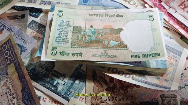 Video Reference N20: Money, Cash, Currency, Banknote, Paper, Money handling, Saving, Paper product, Dollar, Money changer
