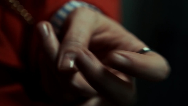 Video Reference N1: finger, black, hand, nail, close up, string instrument, light, photography, arm, ring