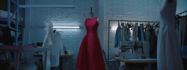 Video Reference N1: blue, dress, room, fashion, boutique, space, fashion design, Person