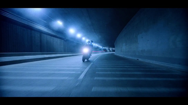 Video Reference N1: Blue, Light, Darkness, Sky, Atmosphere, Lighting, Night, Road, Infrastructure, Line