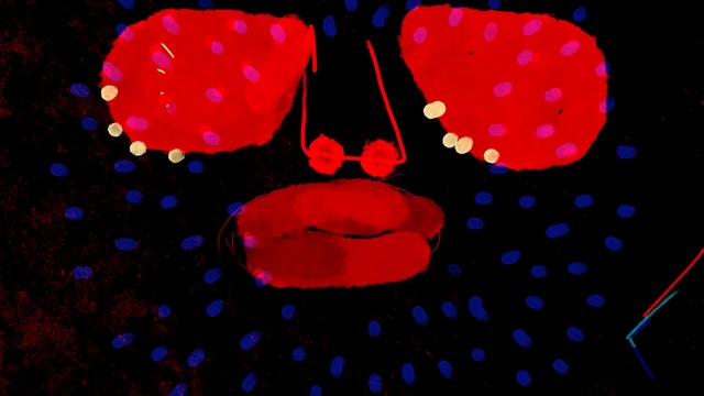 Video Reference N3: red, heart, computer wallpaper, petal, organ, darkness, organism, pattern, circle, magenta, Person