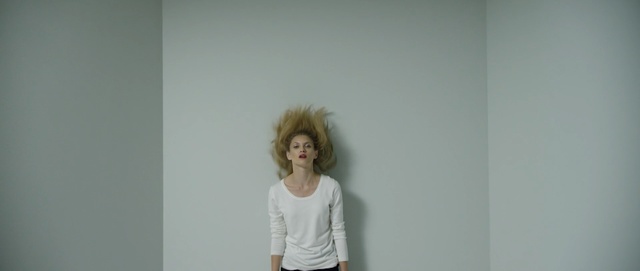 Video Reference N2: Hair, White, Shoulder, Photograph, Standing, Joint, Arm, Head, Wall, Hairstyle, Person