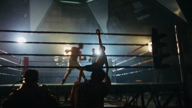 Video Reference N1: Professional wrestling, Sport venue, Wrestling, Sky, Boxing ring, Contact sport, Lucha libre, Performance, Night, Boxing, Person