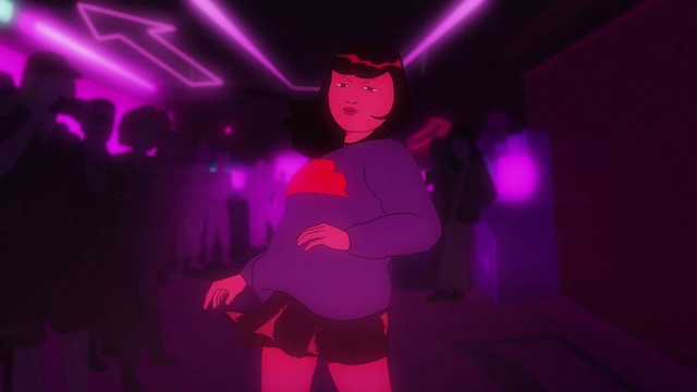 Video Reference N16: Violet, Light, Red, Purple, Magenta, Pink, Visual effect lighting, Neon, Anime, Fictional character