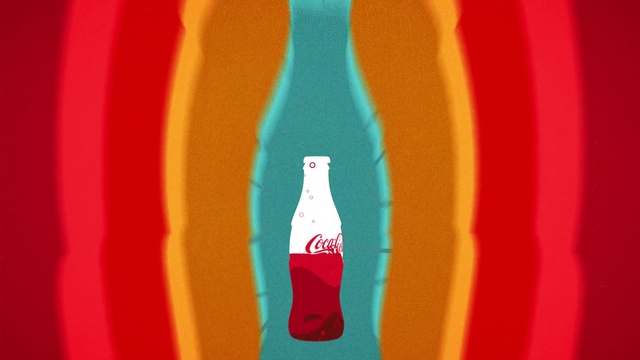 Video Reference N1: Red, Coca-cola, Glass bottle, Drink, Soft drink, Carbonated soft drinks, Bottle, Cola, Yellow, Orange