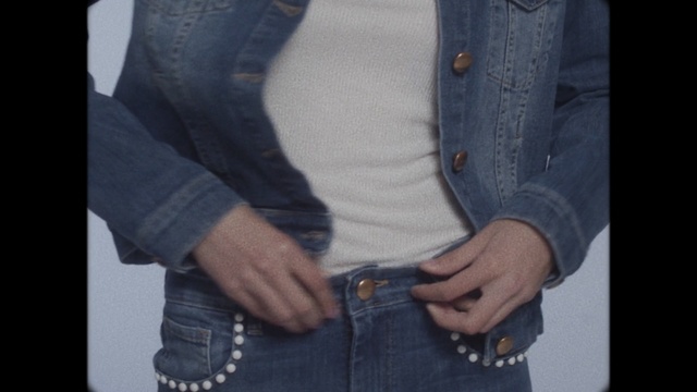 Video Reference N3: Denim, Jeans, Clothing, Waist, Pocket, Textile, Outerwear, Hand, Trousers, Trunk
