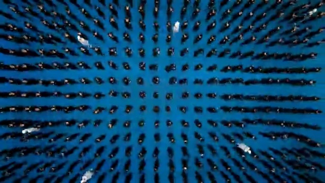 Video Reference N2: blue, water, light, symmetry, atmosphere, line, sky, pattern, computer wallpaper, organism