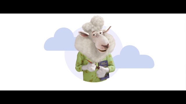 Video Reference N1: Sheep, Sheep, Animation, Snout, Cow-goat family, Illustration, Stuffed toy, Livestock, Animal figure, Fictional character