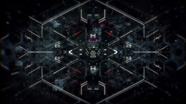 Video Reference N4: darkness, atmosphere, screenshot, space, night, computer wallpaper, symmetry, midnight, graphics, kaleidoscope