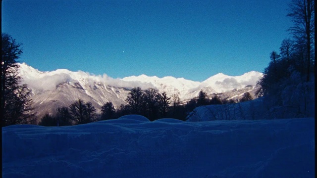 Video Reference N0: Mountainous landforms, Mountain, Sky, Snow, Mountain range, Nature, Winter, Alps, Natural landscape, Ridge