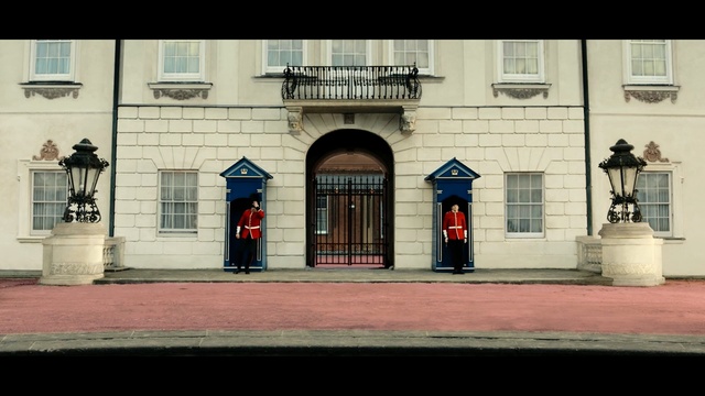 Video Reference N1: Blue, Red, Architecture, Facade, Building, Wall, Urban area, Door, Arch, Street, Person