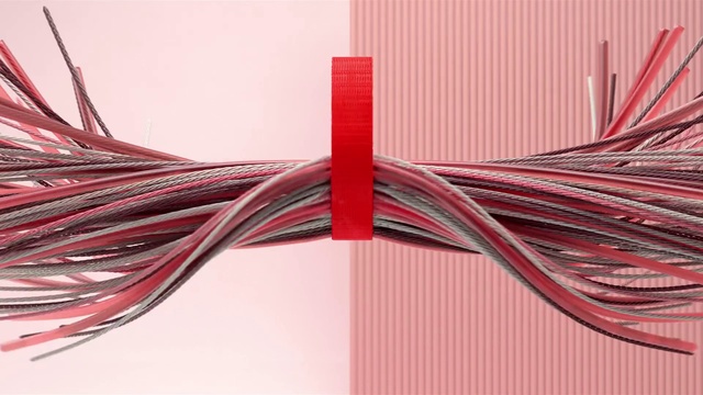 Video Reference N0: Wire, Networking cables, Cable, Red, Pink, Technology, Electrical wiring, Electronic device, Electrical supply, Electronics accessory