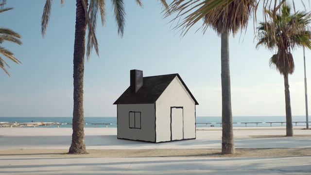 Video Reference N9: Tree, Property, House, Beach, Palm tree, Vacation, Woody plant, Arecales, Home, Plant
