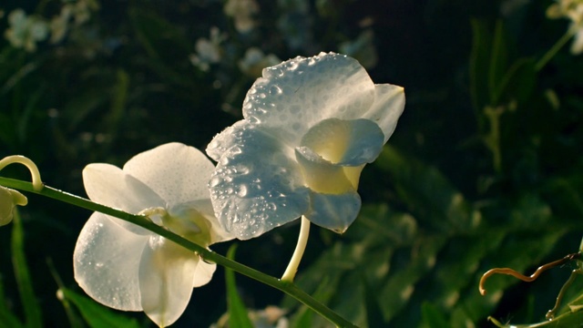 Video Reference N1: Petal, Flower, White, Water, Plant, Flowering plant, Botany, Leaf, Dew, Wildflower