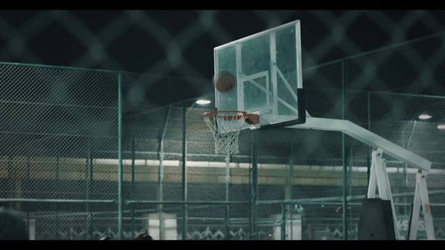 Video Reference N3: Net, Sport venue, Architecture, Basketball, Line, Atmosphere, Basketball court, Glass, Goal, Daylighting