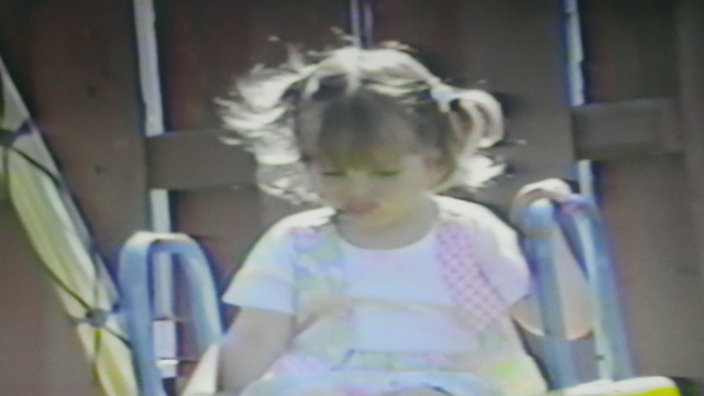 Video Reference N4: hair, child, face, clothing, skin, facial expression, toddler, human hair color, day, hairstyle, Person
