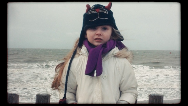 Video Reference N2: purple, girl, winter, headgear, fun, cool, vacation, hair accessory, snow, cap, Person