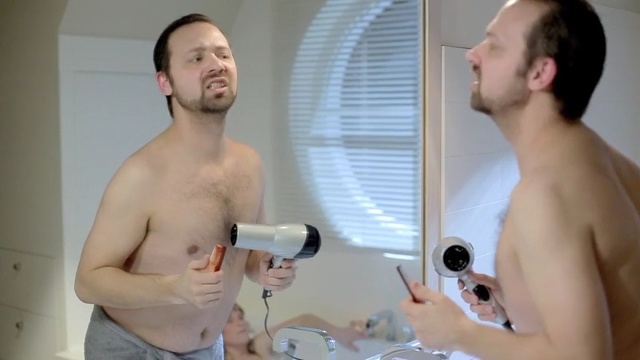 Video Reference N1: Barechested, Male, Muscle, Arm, Chest, Facial hair, Abdomen, Chest hair, Trunk, Room, Person