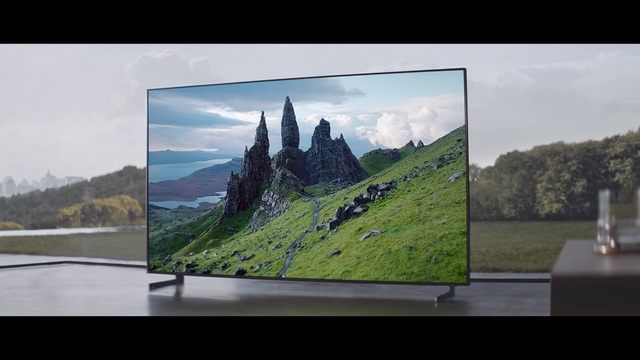 Video Reference N4: Nature, Mountainous landforms, Natural landscape, Highland, Mountain, Sky, Led-backlit lcd display, Lcd tv, Landscape, Technology
