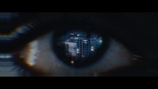 Video Reference N1: blue, darkness, eye, close up, atmosphere, screenshot, macro photography, organ, computer wallpaper, iris
